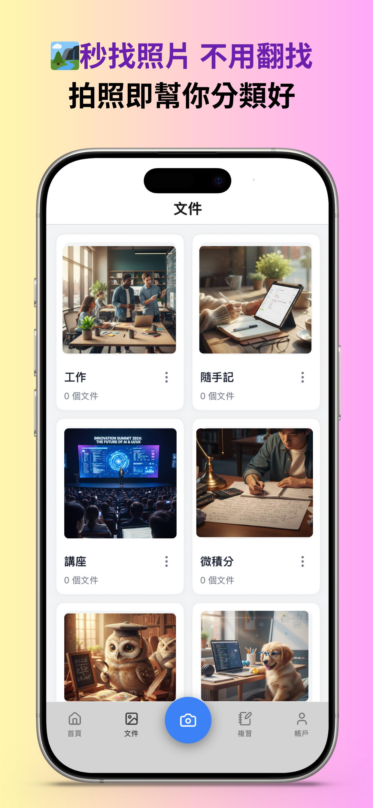 ClassMory 秒找照片功能 - 智能分類和快速搜尋